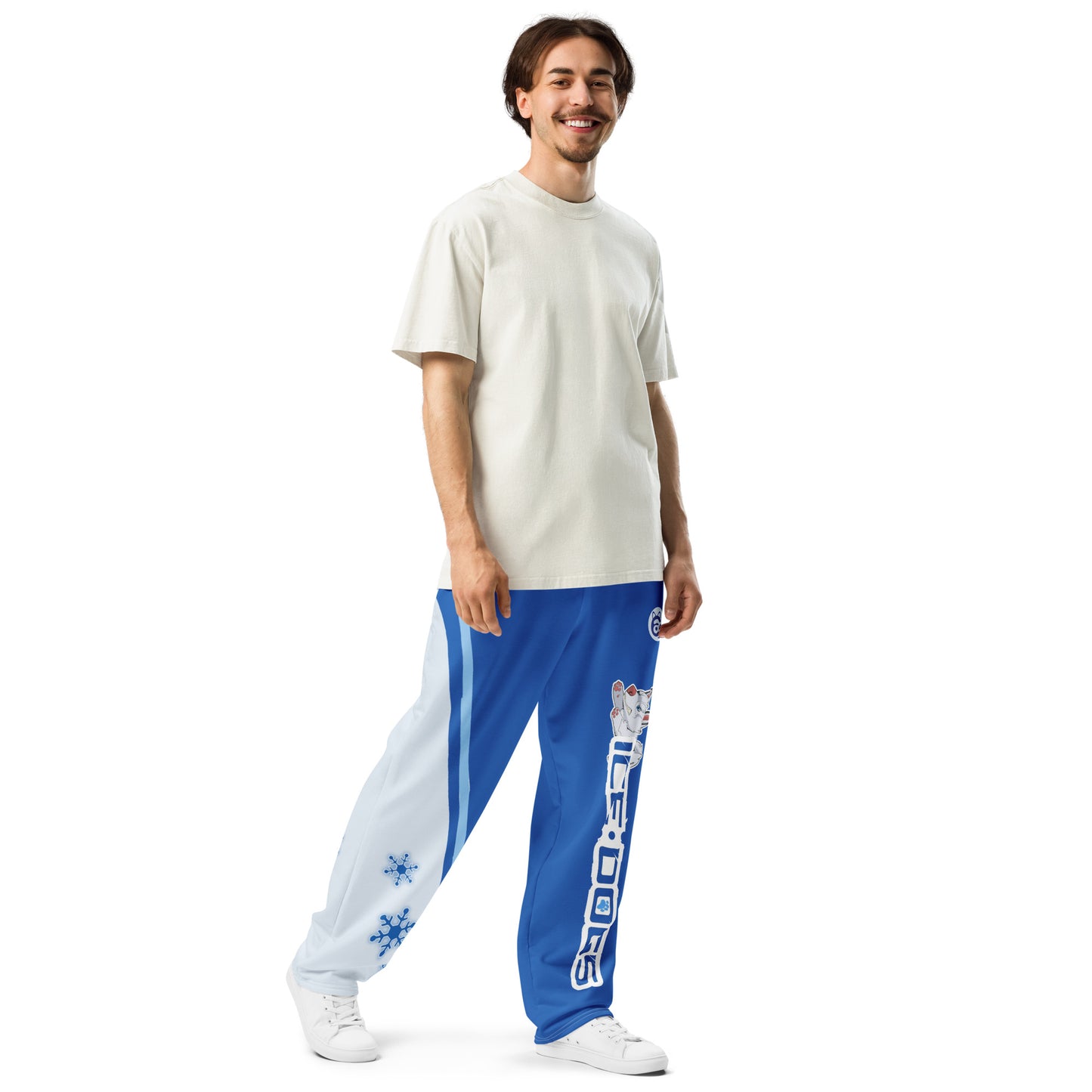 Wide-leg joggers - 90s cartoon style - ice dogs || Cameo Anderson