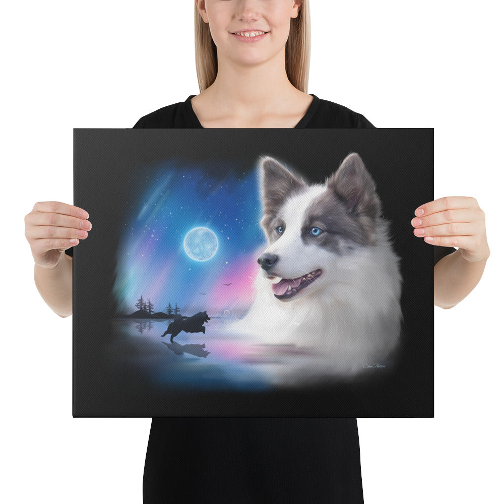 Fine Art Canvas Print - Yakutian Laika - By Cameo Anderson