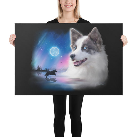 Fine Art Canvas Print - Yakutian Laika - By Cameo Anderson