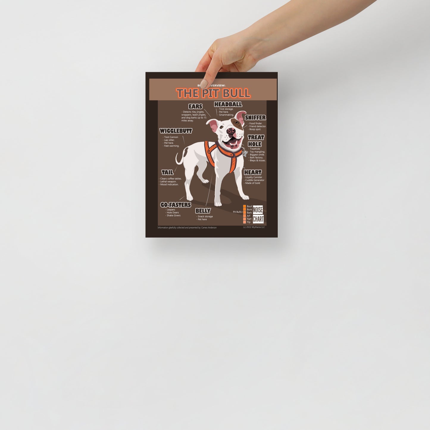 Funny Pitbull Meme Breed Poster