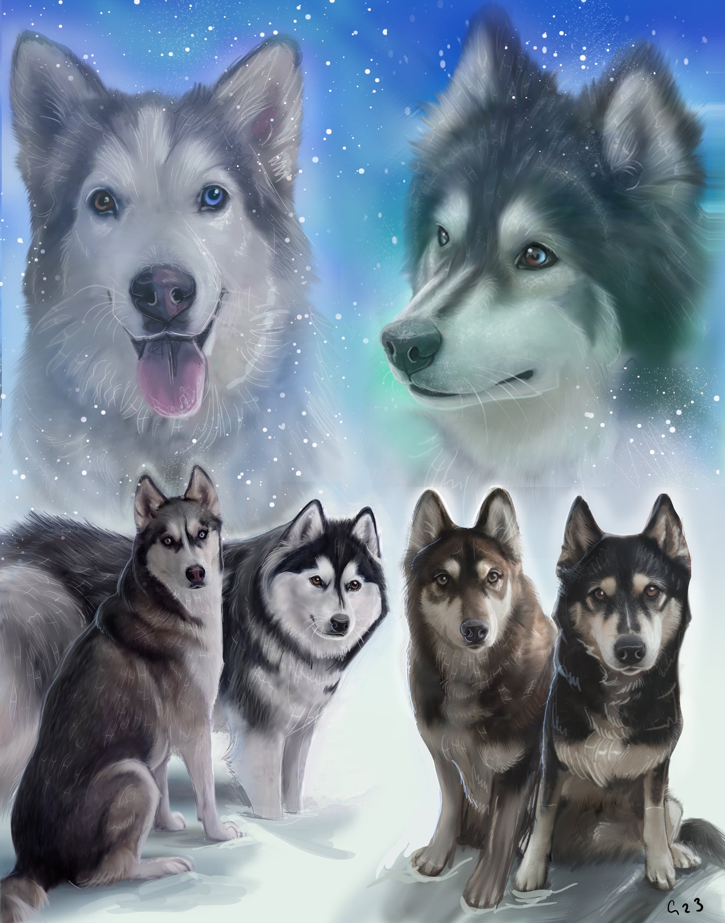 Your Pet Painted - Canvas by Cameo Anderson