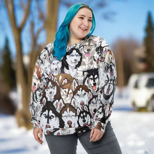 Cartoon SnowDog Sweater - great gift || Cameo Anderson